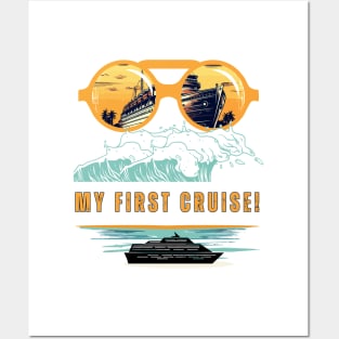 My First Cruise! Fun Cruise with Wawes Posters and Art